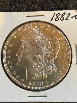 1882 United States Morgan Silver Dollar. An 1882 United States Morgan silver dollar featuring 