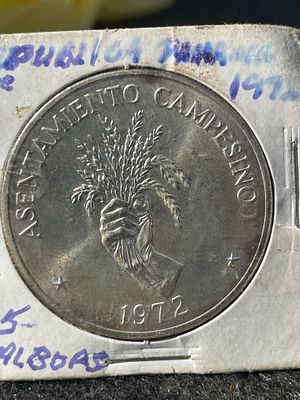 Silver Panama Balboa Coin. silver coins including a 1972 Panama 5 Balboas FAO commemorative