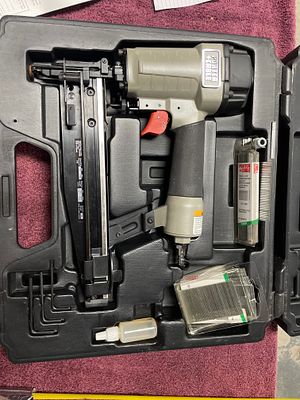 Porter-Cable Model FN250A Pneumatic Finish Nailer Kit. A Porter-Cable Model FN250A pneumatic 