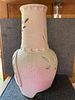 Ceramic Palo Santo Mini Chiminea with Leaf Cutouts. A cream-colored textured ceramic Palo Santo Image - 3