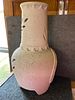 Ceramic Palo Santo Mini Chiminea with Leaf Cutouts. A cream-colored textured ceramic Palo Santo Image - 5