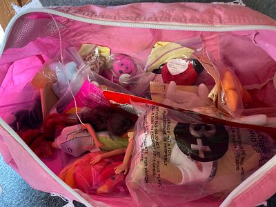 A Collection of Fashion Dolls and Ty Beanie Babies. A collection of multicolored fashion dolls 