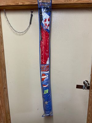 Kite Factory F15 Eagle Kite with 5 Foot Wingspan. A red, white, and blue F15 Eagle Kite by Kite 