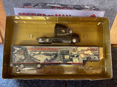 Dale Earnhardt #3 Action Racing Collectables 2002 Souvenir Rig Hauler. A 1:64 scale model hauler 
