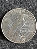 1922 United States Peace Silver Dollar Coin. A single 1922 United States Peace silver dollar Image - 3
