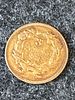 1878 United States Three Dollar Gold Indian Princess Coin. A gold-colored coin featuring an Image - 1
