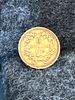 1878 United States Three Dollar Gold Indian Princess Coin. A gold-colored coin featuring an Image - 2