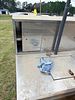 The USA Trailer Store Towable Hot Dog Cart Trailer. A silver diamond-plate towable hot dog cart Image - 5
