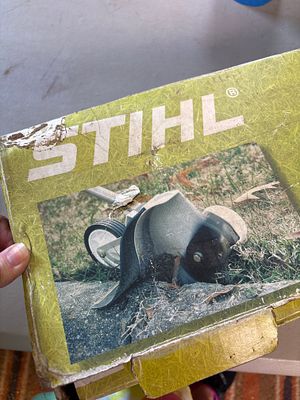 STIHL Lawn Edger Attachment with Part Number 4137 713 450. A STIHL lawn edger attachment 