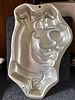 Two Wilton Character Cake Pans Winnie the Pooh and Scooby-Doo. Two silver-colored aluminum Image - 5