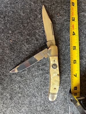 Bertram Cutlery Two Blade Folding Pocket Knife Solingen Germany. A Bertram Cutlery two-blade 