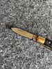 Pakistan Three-Blade Folding Pocket Knife with Brass Bolsters. A three-blade folding pocket Image - 2