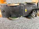 Vintage Masudaya Modern Toys Battery Operated Tin Army Jeep. A vintage olive green tin Image - 4