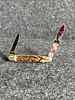 Bertram Cutlery Solingen Germany Stag Handle Folding Pocket Knife. A two-blade folding pocket Image - 2