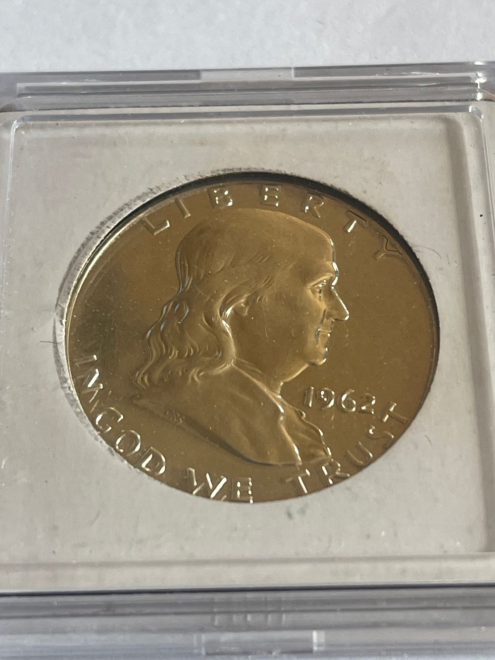 Lot 154: 1962 UNC Franklin proof like very nice