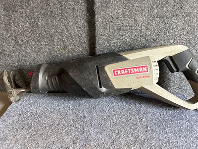 Craftsman 8.0 Amp Corded Reciprocating Saw Model 172.171830 Tested, works. This is a corded 