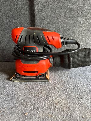 Black & Decker FS600G Type 1 Corded 1/4 Sheet Finishing Palm Sander Tested, works. Black &amp; 