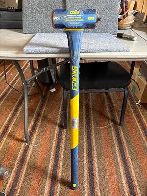 Estwing 10 lb Hard-Face Sledgehammer with 36-Inch Fiberglass Handle. This industrial tool is an 