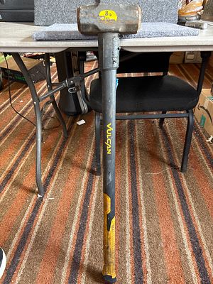 Vulcan 8 lb Double-Face Sledgehammer with Fiberglass Handle. This is a Vulcan brand double-face 
