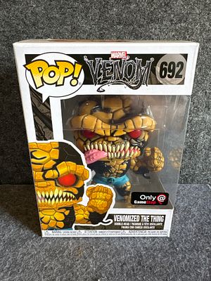 Funko Pop! Marvel Venomized The Thing #692 GameStop Exclusive Bobble-Head. This Funko Pop! 