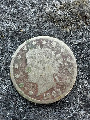 US 1903 Liberty Head V Nickel. This US 1903 Liberty Head nickel is a five-cent piece composed of 
