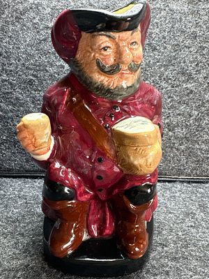 Royal Doulton Sir John Falstaff Ceramic Toby Jug. A Royal Doulton glazed earthenware Toby jug 