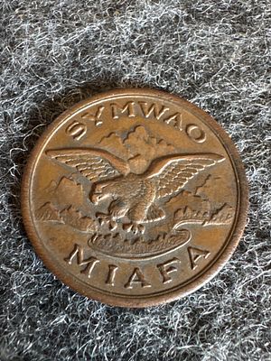 1920's Fraternal Token Medal Symwao Miafa Anthar Silba. A token used by members of the Ku Klux 