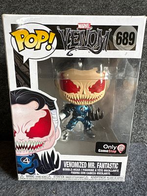 Funko Pop! Marvel Venom Venomized Mr. Fantastic No. 689 GameStop Exclusive Bobble-Head. This lot 