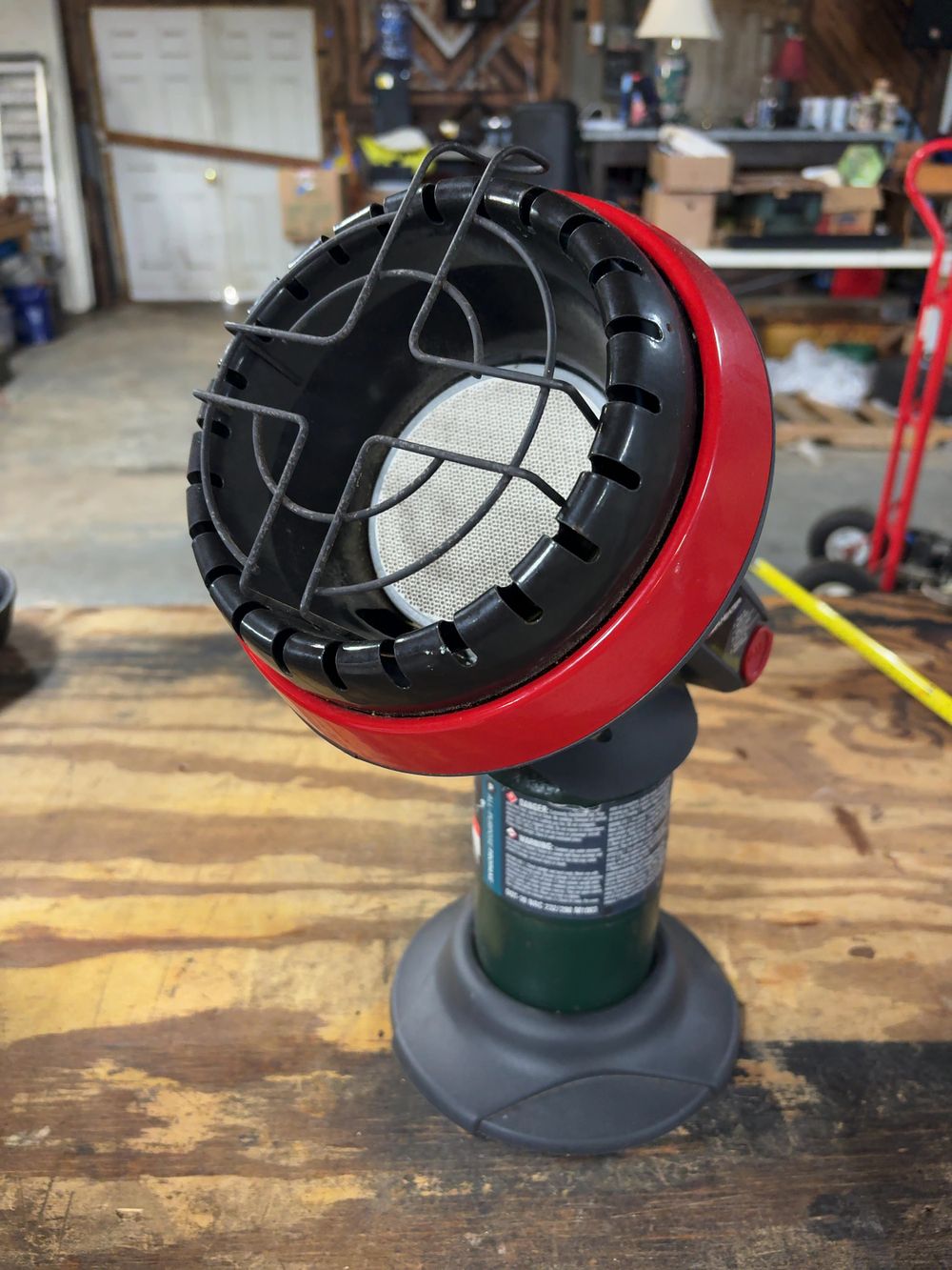 Lot 176: Mr. Heater Little Buddy Portable Propane Radiant Heater Not tested