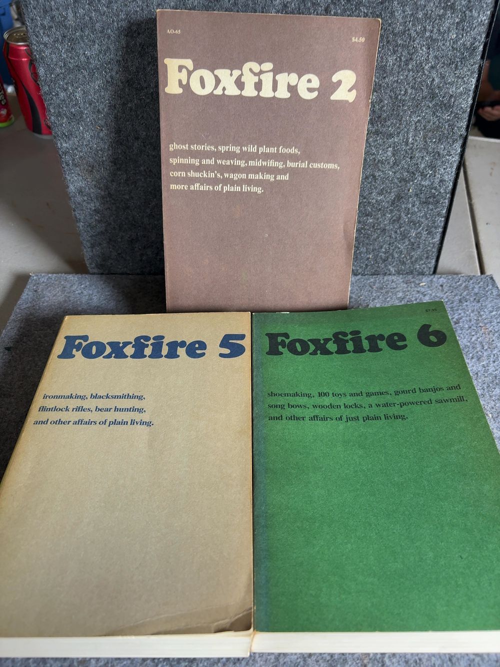 Lot 172: Wigginton, Eliot (Editor). Three Volumes of the Foxfire Series. Doubleday/Anchor, 1973-1980.