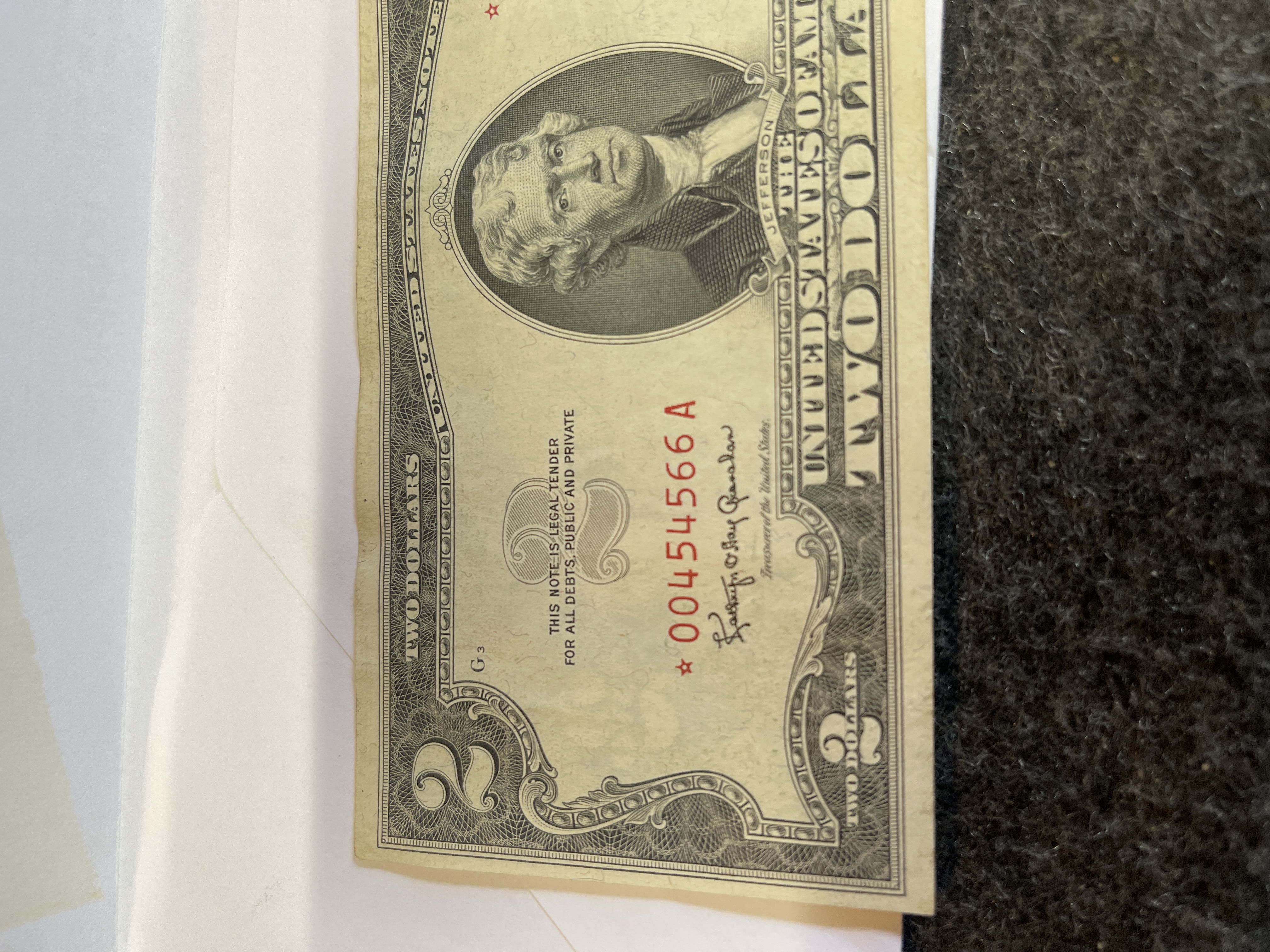 1963 two dollar red seal star note UNC! HIGH GRADE WORTH SENDING TO BE GRADED IN MY OPINION AWESOME CONDTION SEE PICTURES FOR DESCRIPTION AN