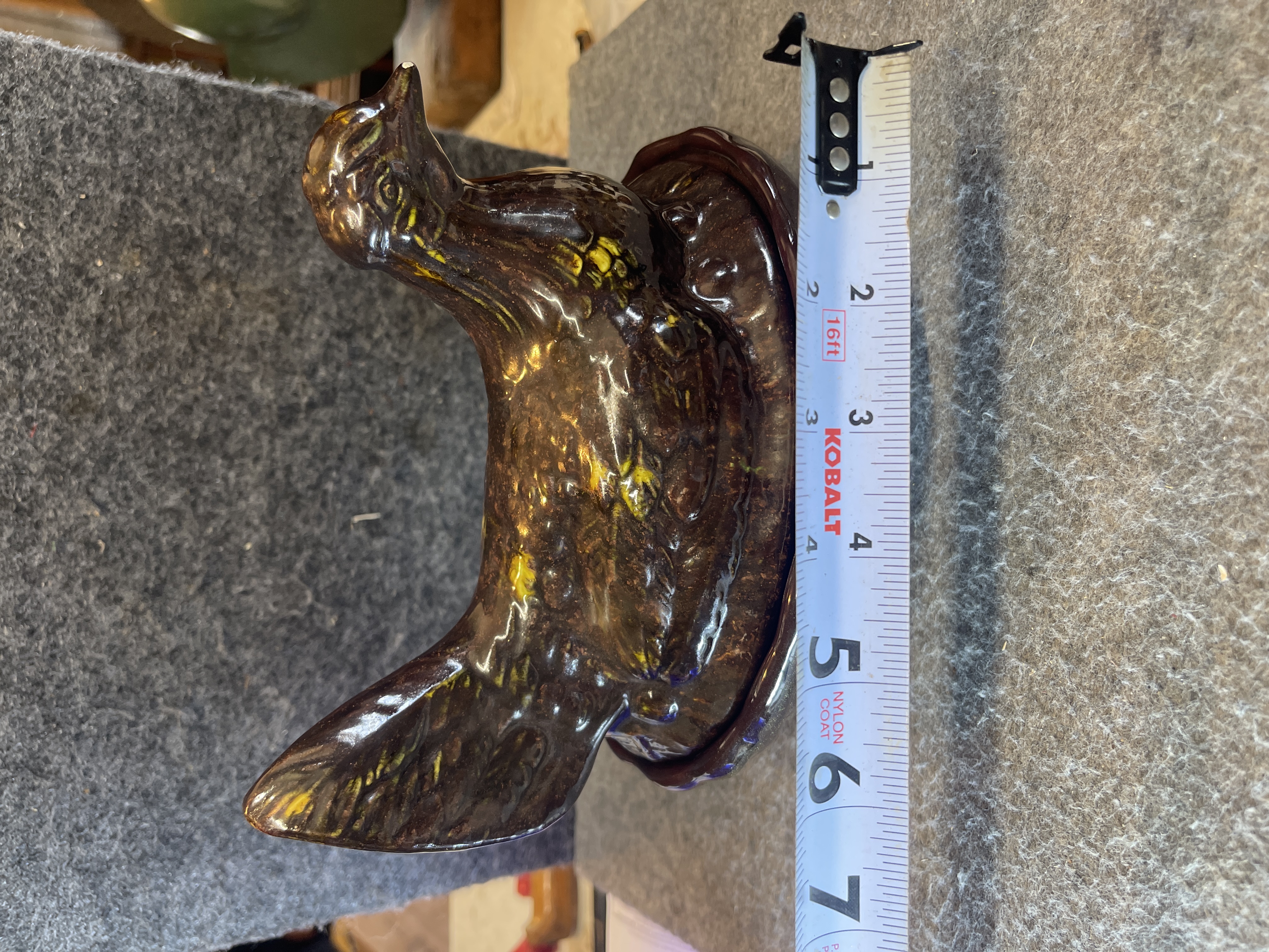A Kilby Studio Pottery Earthenware Hen on Nest Covered Dish