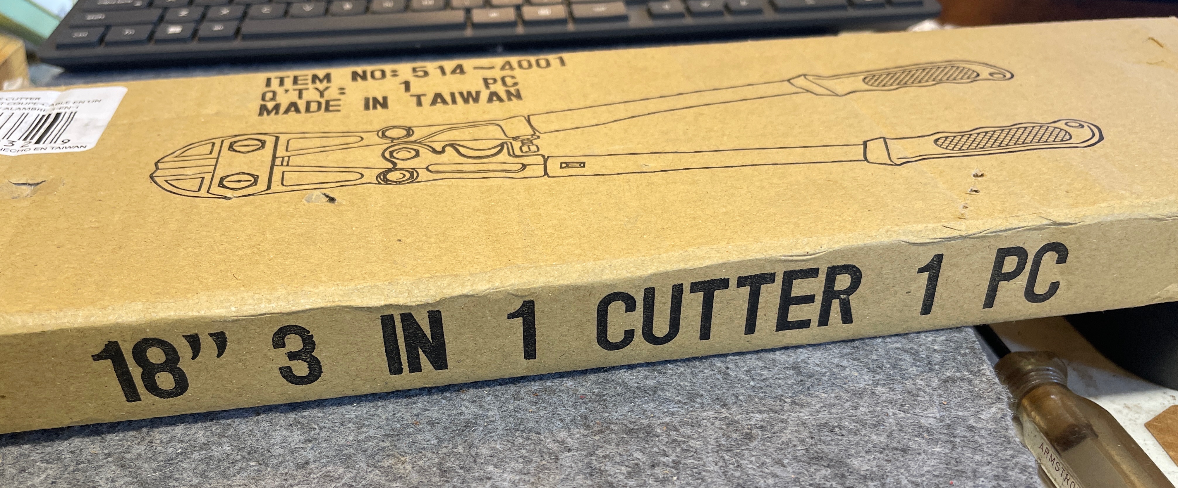 18-Inch 3-in-1 Multi-Purpose Cutter new in box unopened