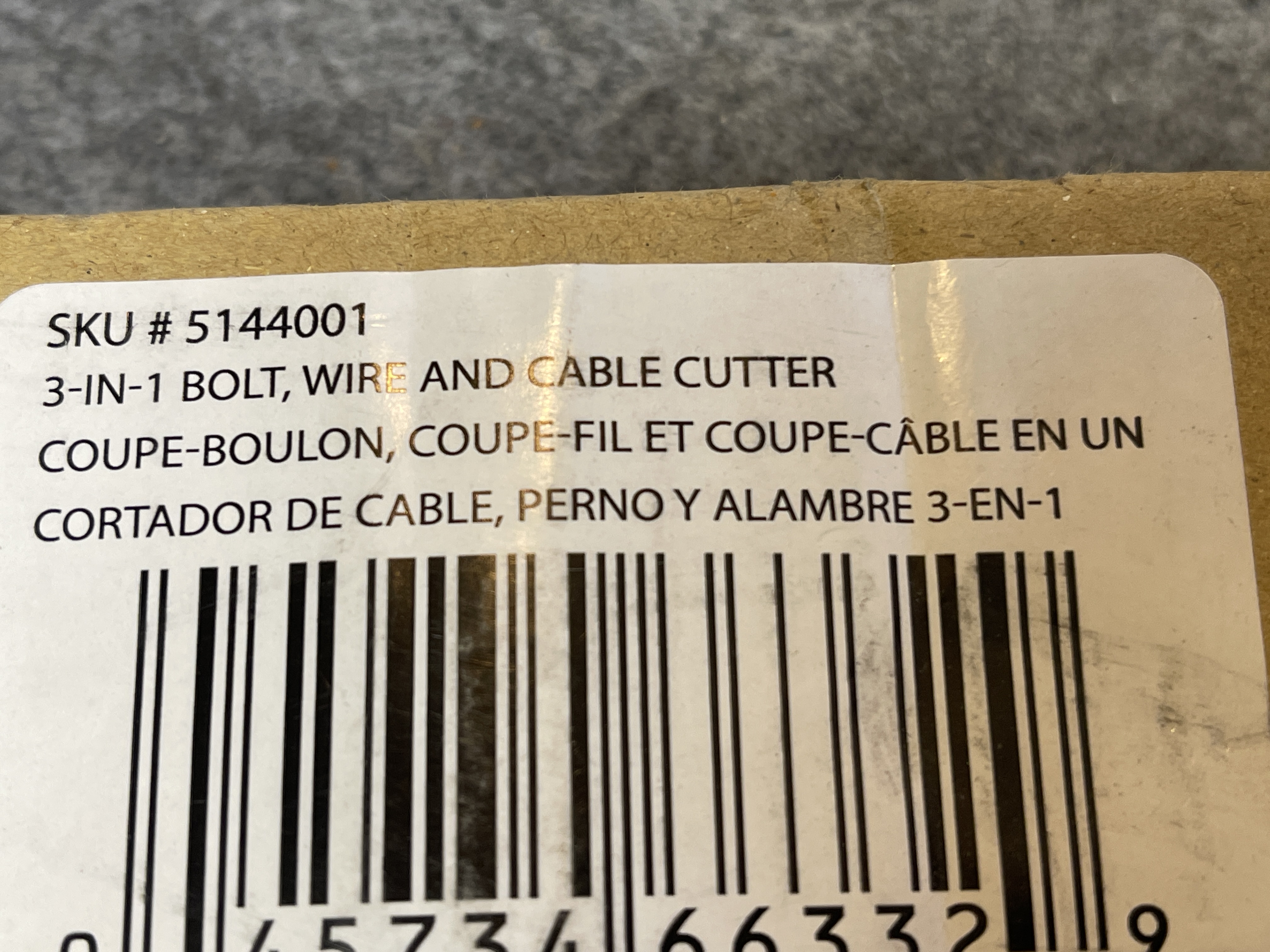 18-Inch 3-in-1 Multi-Purpose Cutter new in box unopened