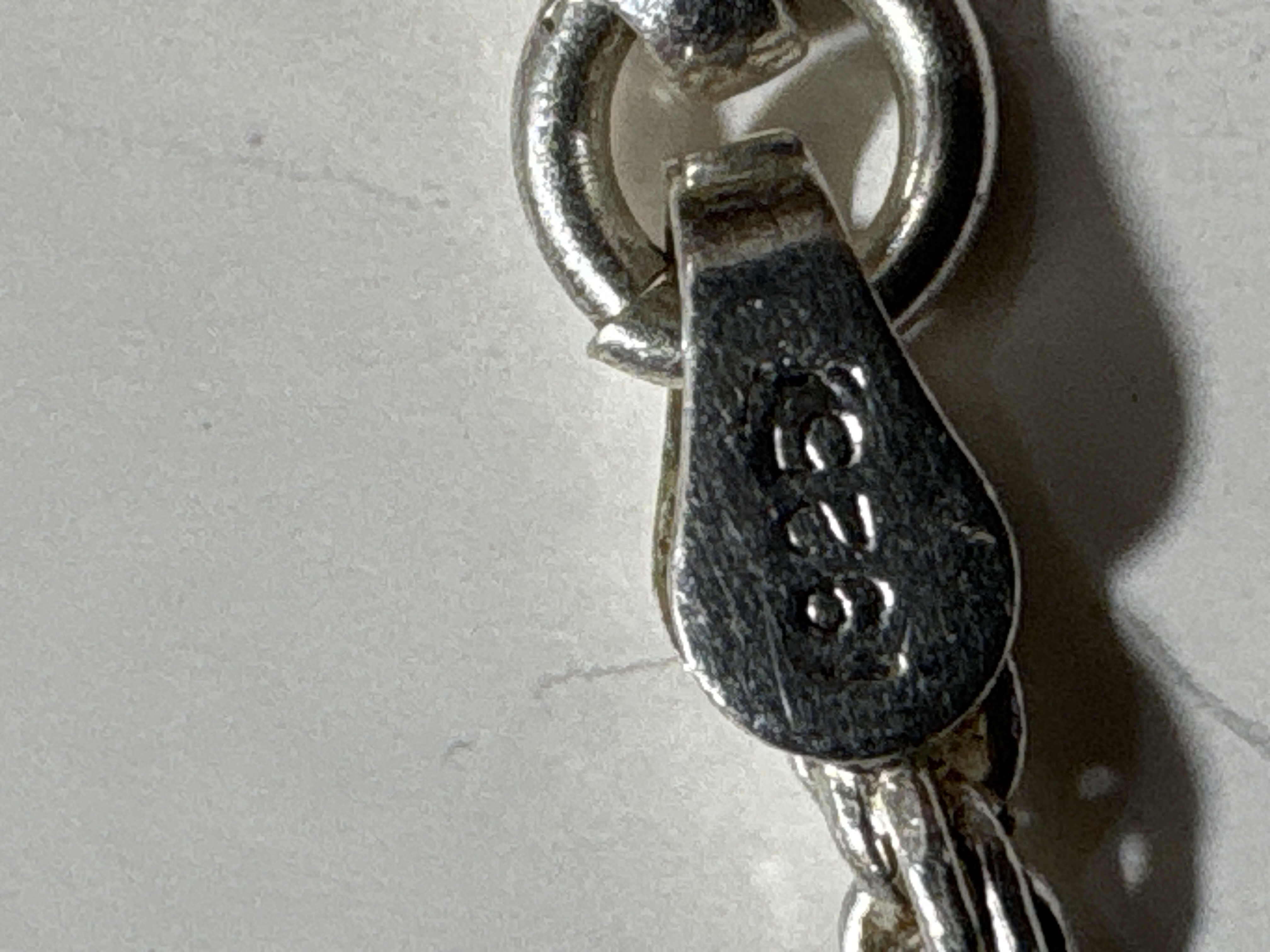 Sterling Silver Rope Chain Necklace, Made in Italy