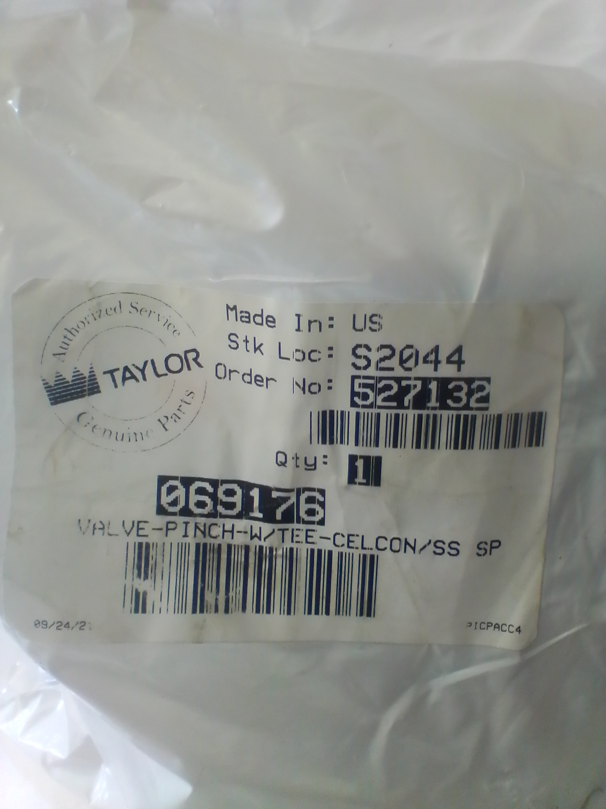 Pinch Valve with Tee, Celcon,