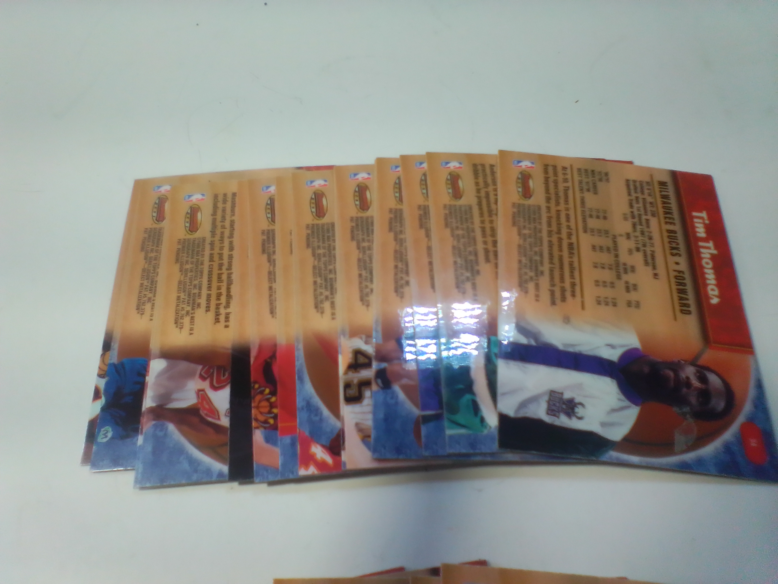 1998-99 Bowman's Best Basketball Trading Card Lot featuring Corliss Williamson and Billy Owens
