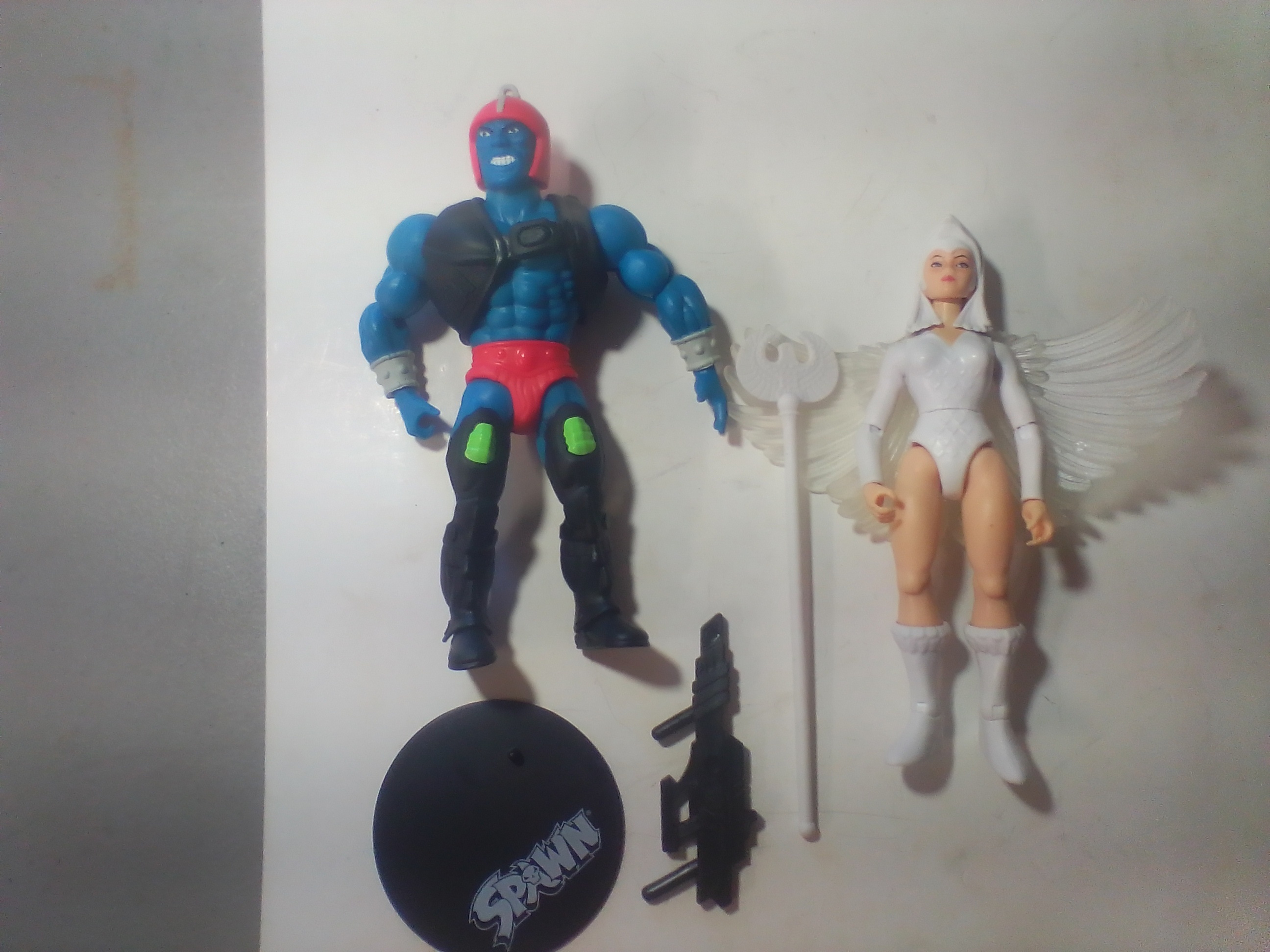 Two Mattel Masters of the Universe Origins Action Figures Including Kronis and White Sorceress
