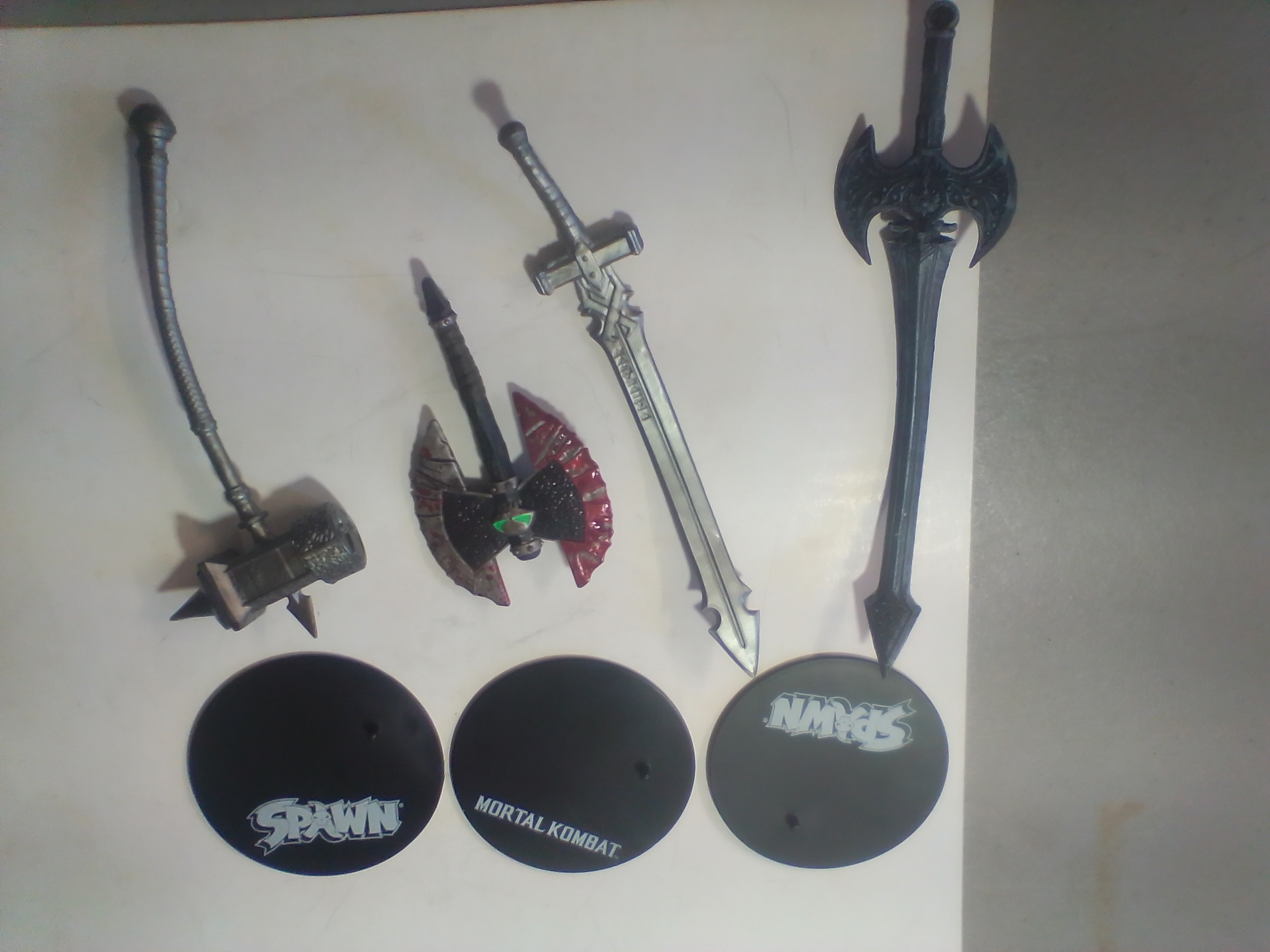 A Pair of TMP Intl. LLC Articulated Plastic Spawn Action Figures McFarlane Toys