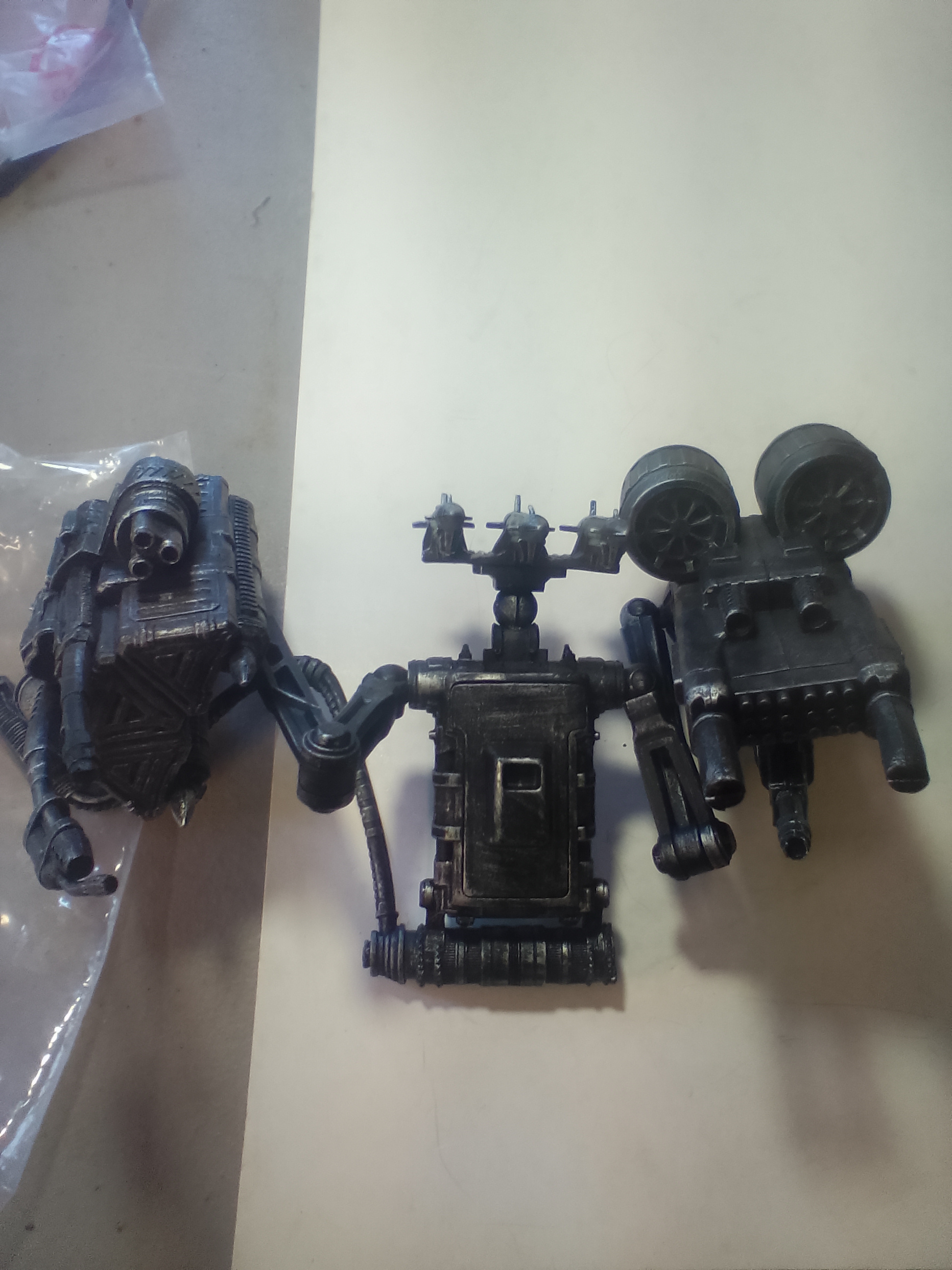 A Pair of TMP Intl. LLC Articulated. Two Spawn Action Figures and a Heavy Weapon Robotic Accessory McFarlane Toys