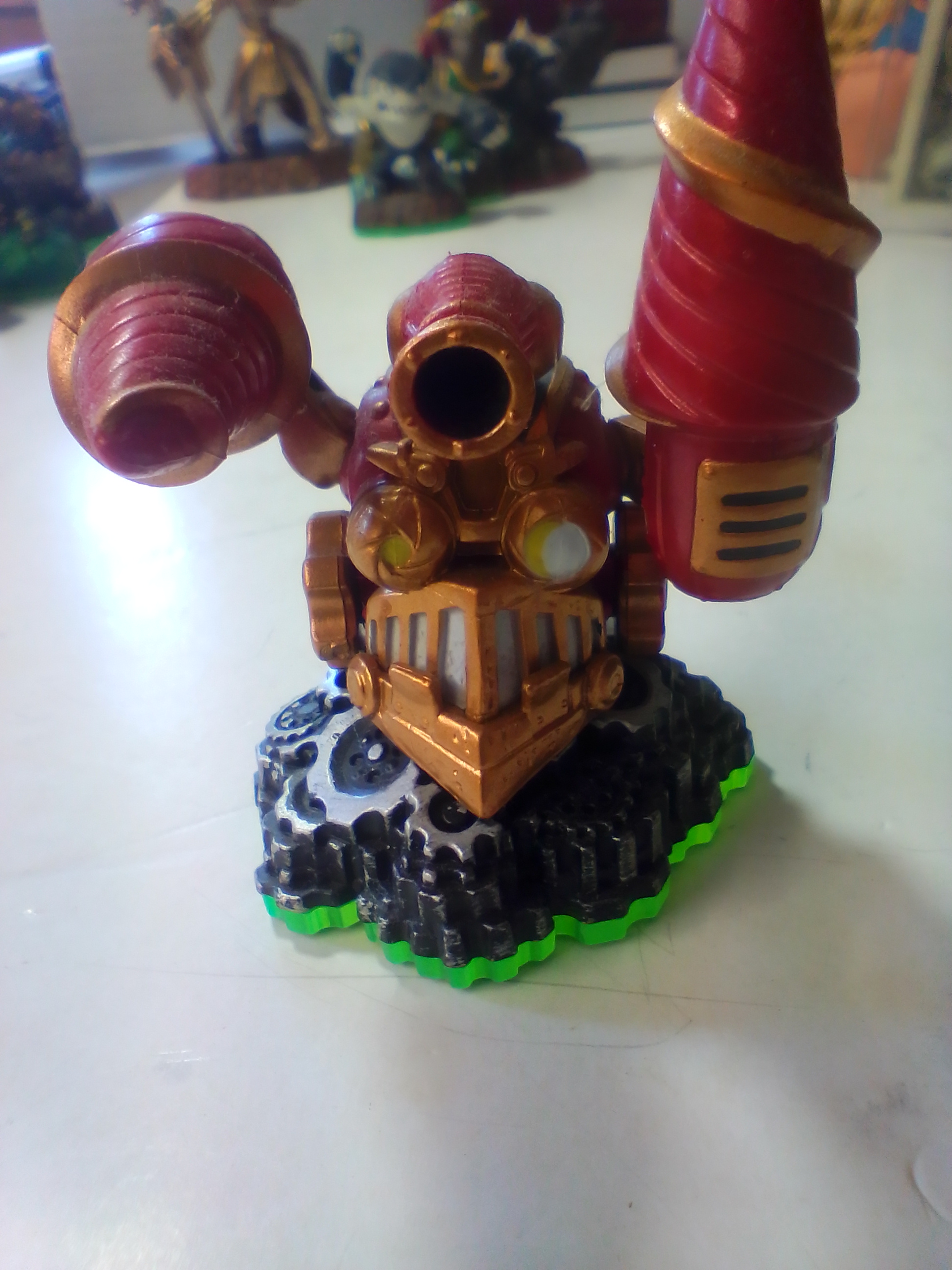 A Collection of Skylanders Tech Element Interactive Game Figures