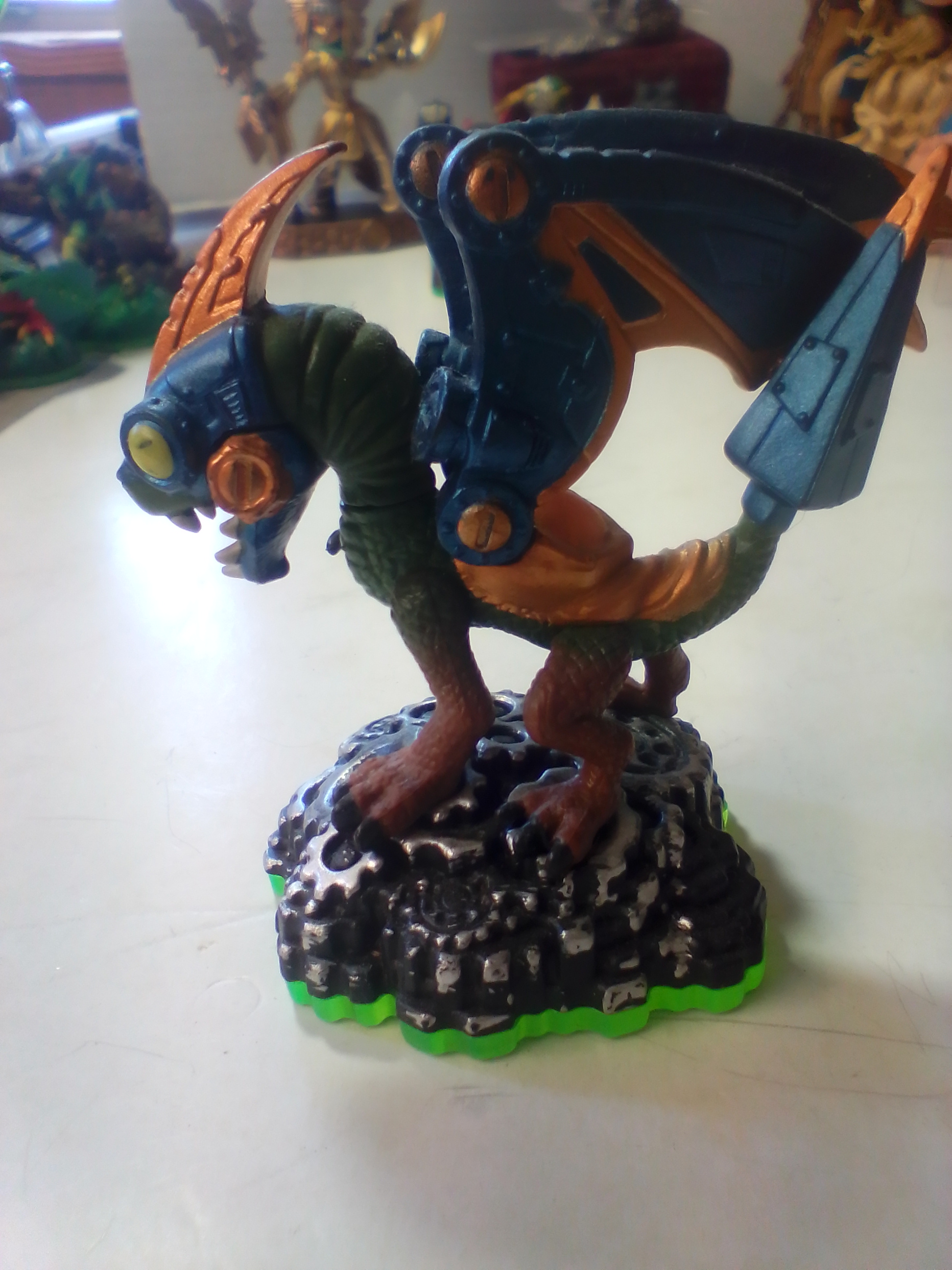 A Collection of Skylanders Tech Element Interactive Game Figures