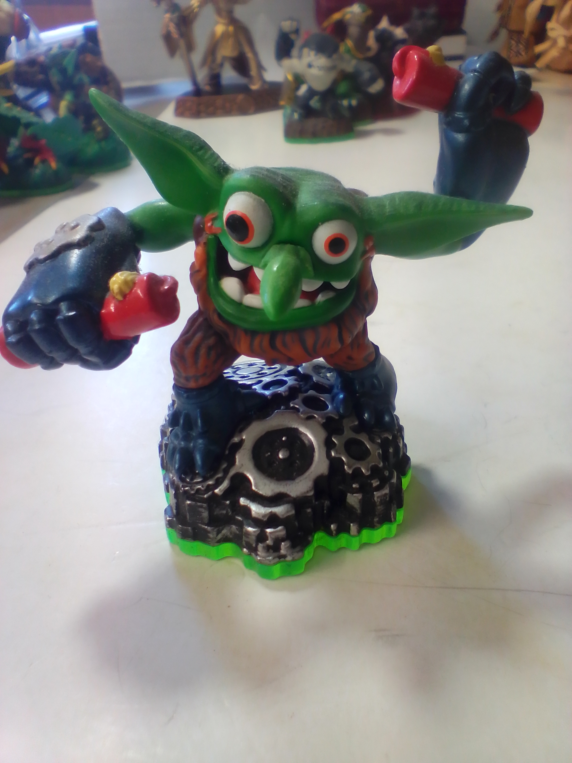 A Collection of Skylanders Tech Element Interactive Game Figures