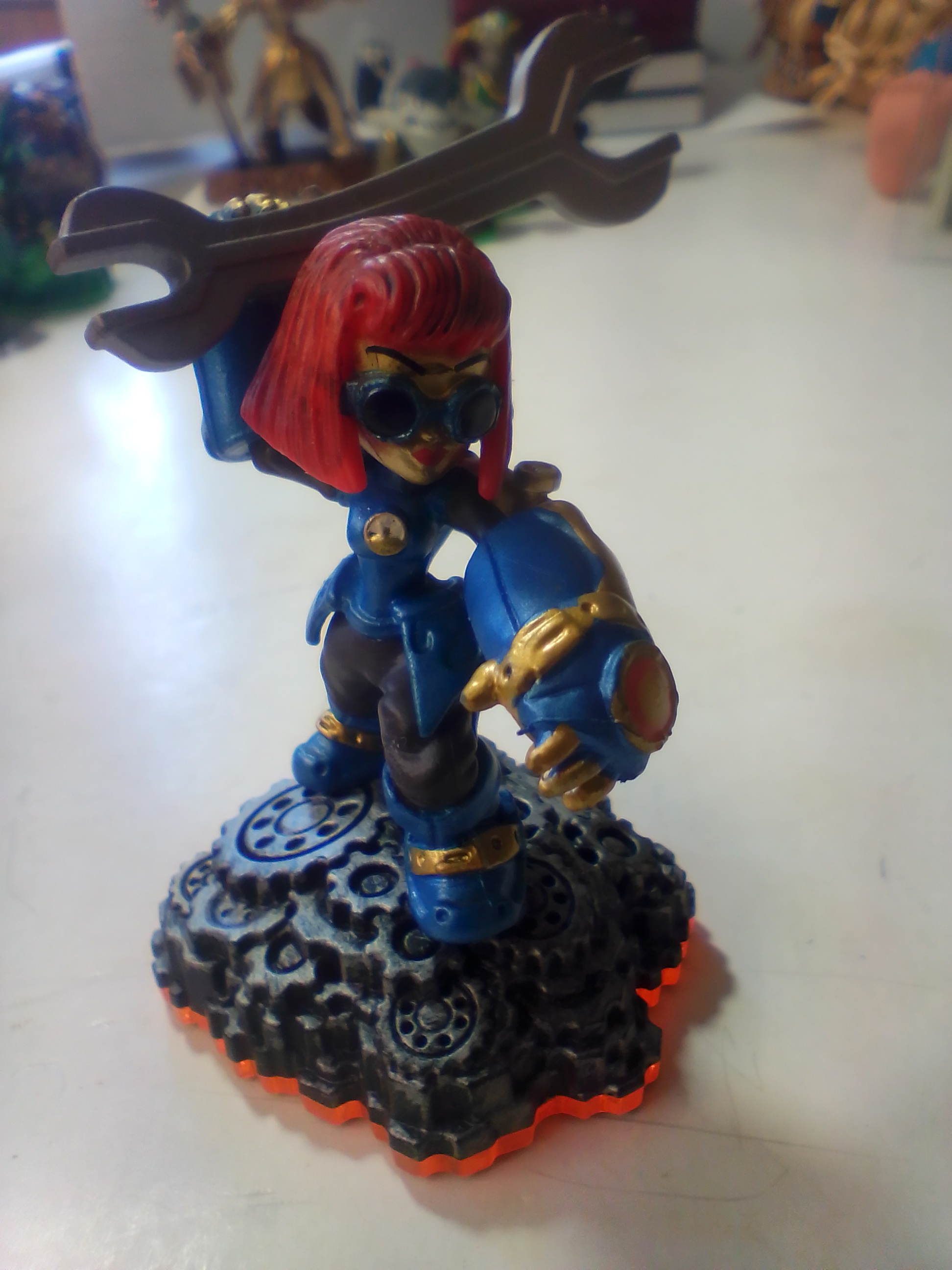 A Collection of Skylanders Tech Element Interactive Game Figures