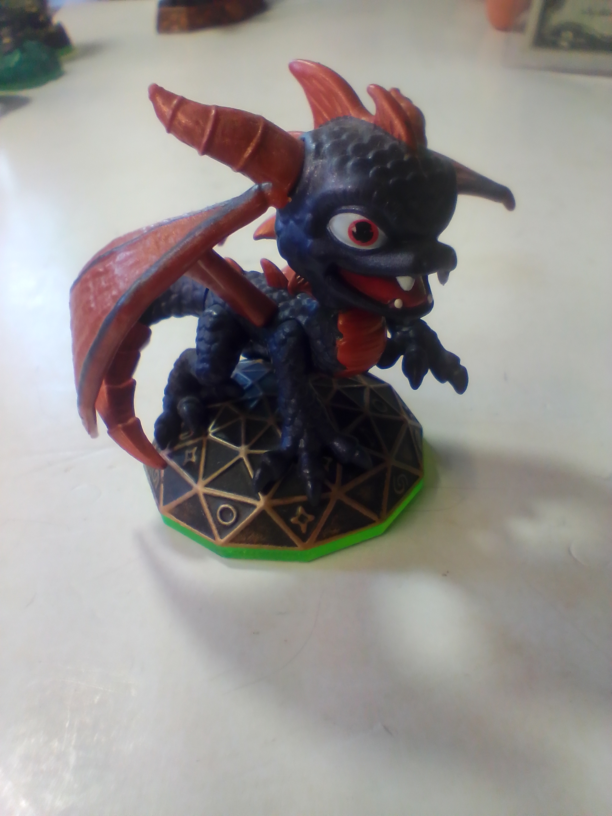 A Collection of Skylanders Video Game Accessory Figures including Dark Spyro