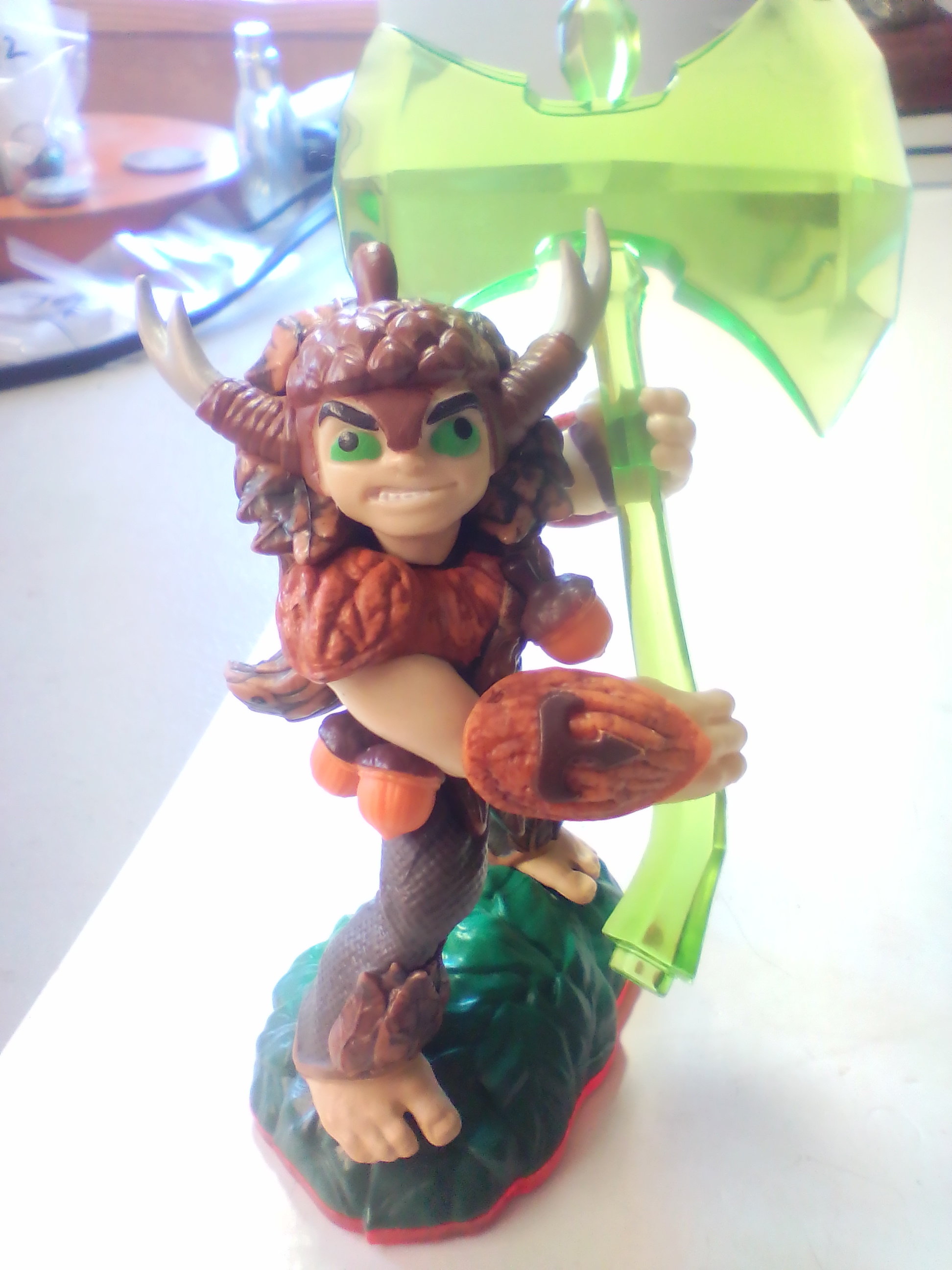 A Collection of Skylanders Interactive Game Figures Including Trap Master Bushwhack