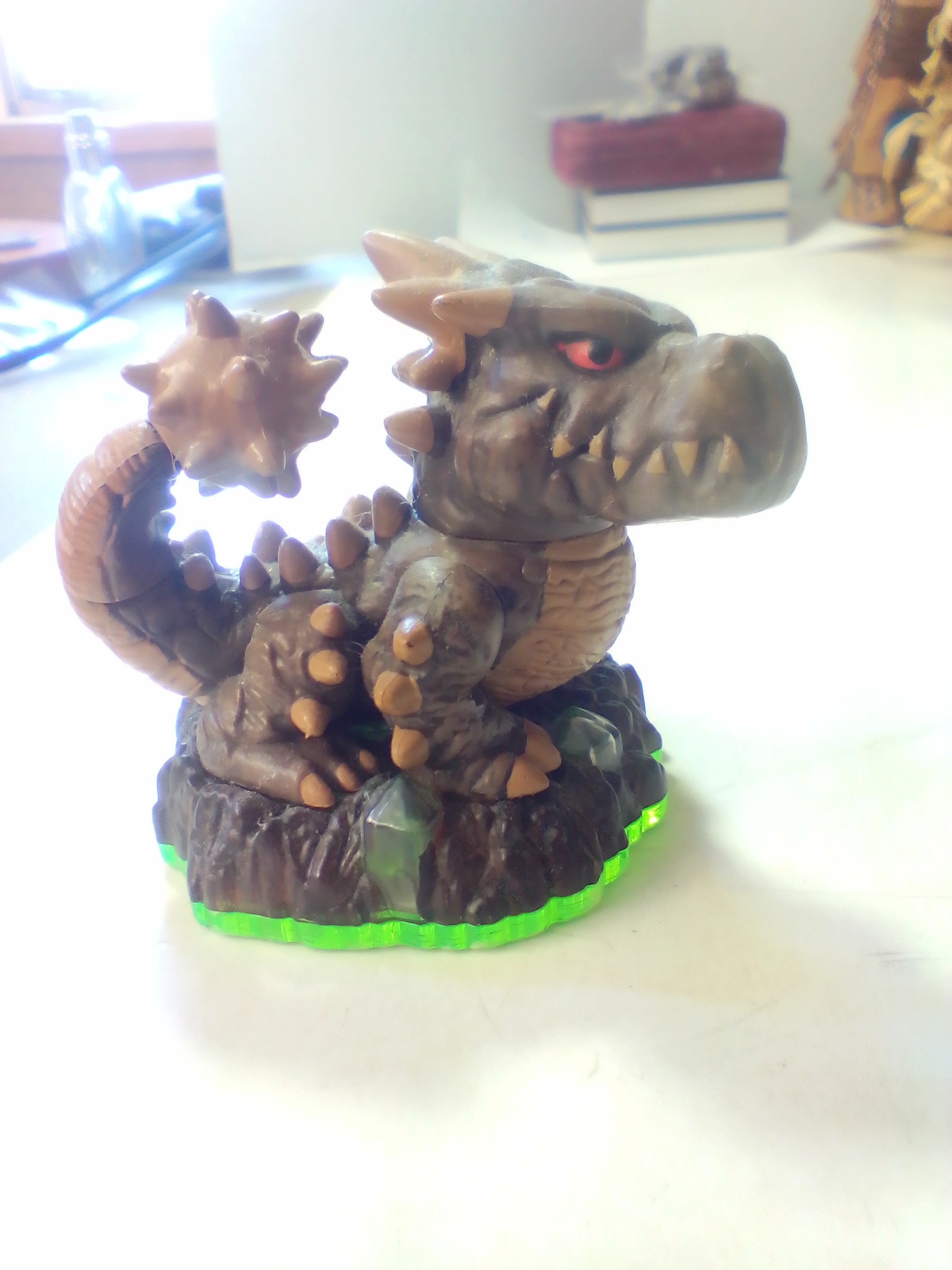A Collection of Skylanders Interactive Game Figures Including Trap Master Bushwhack