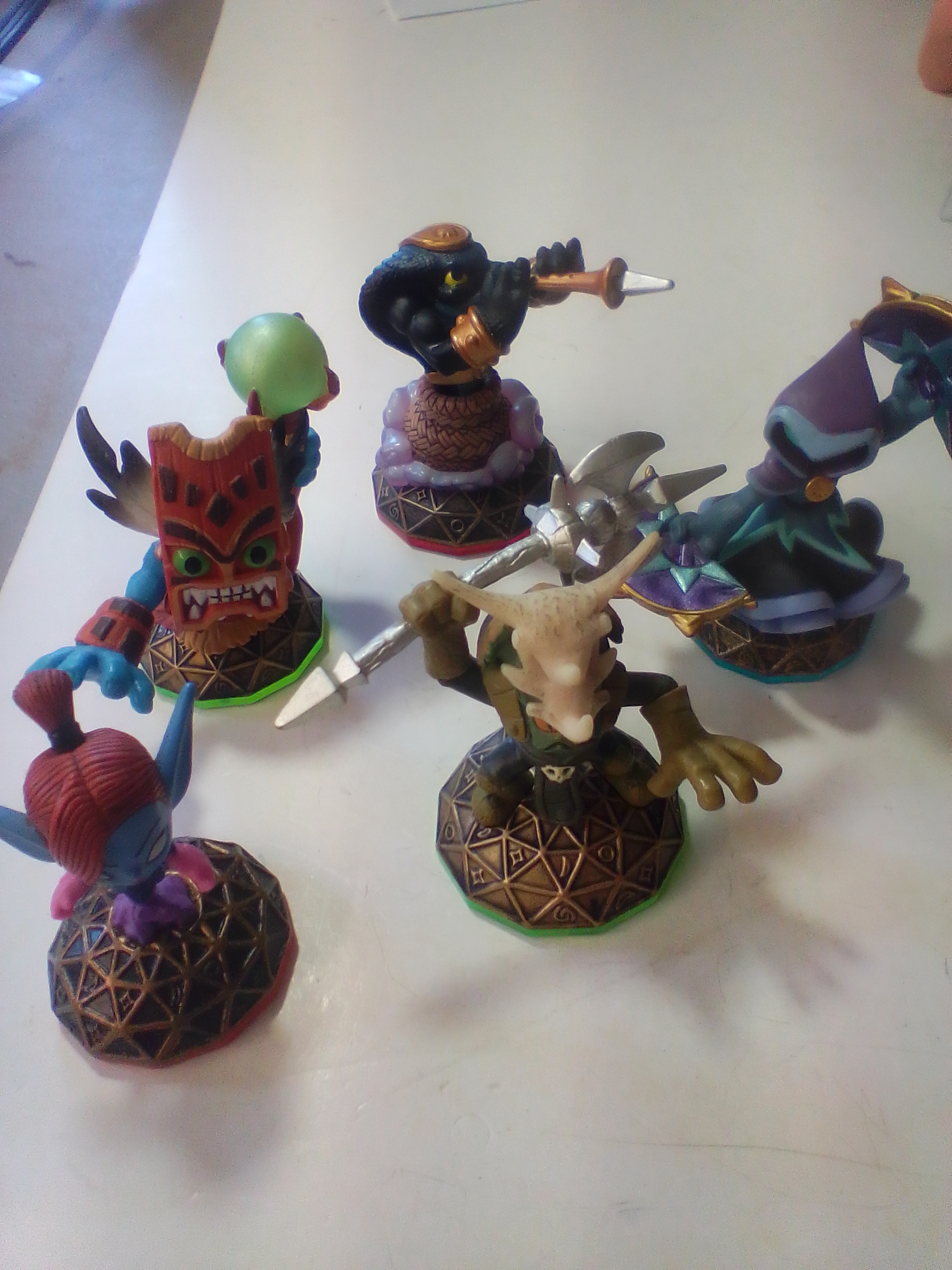 A Collection of Activision Skylanders Magic Element and Giant Series Figurines