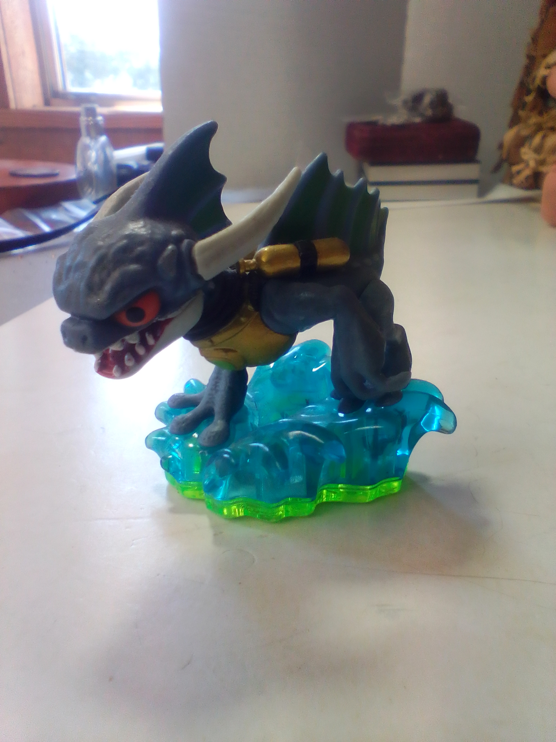 A Collection of Skylanders Interactive Game Figures Representing the Water Element
