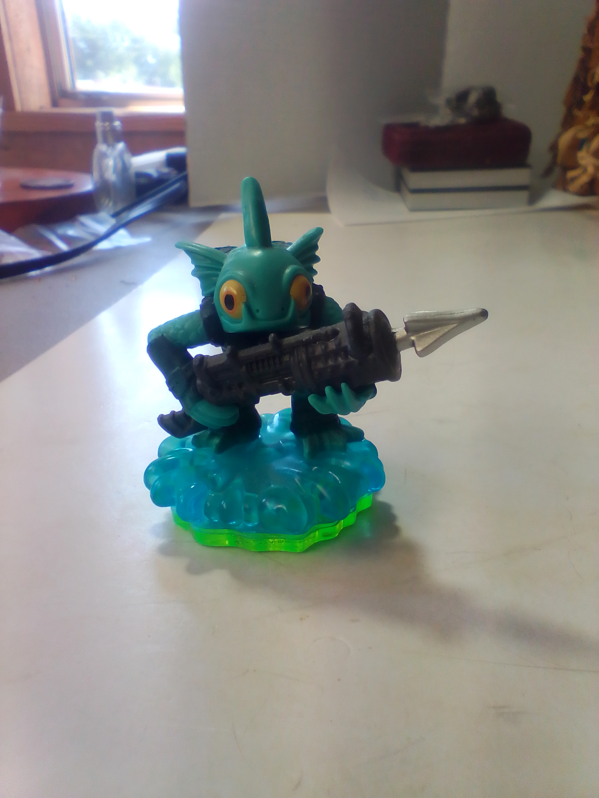 A Collection of Skylanders Interactive Game Figures Representing the Water Element
